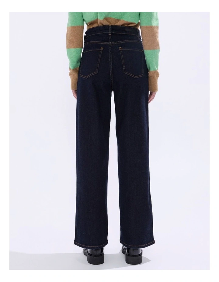 Maya Wide Leg Jean in Austin Blue image 4