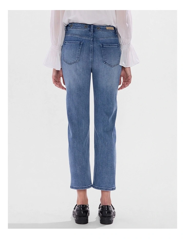 Mary Studded Jean in Han Blue image 3
