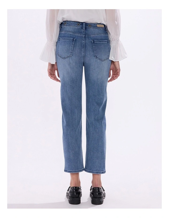 Mary Studded Jean in Han Blue image 3