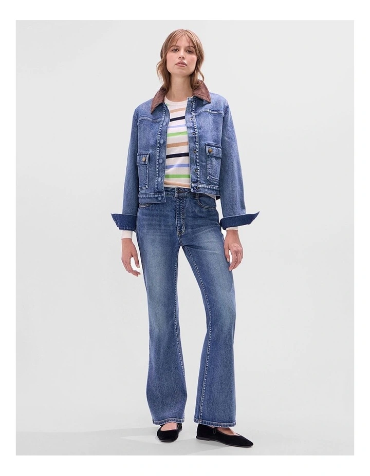 Kita Bootleg Jean in Milan Blue image 1