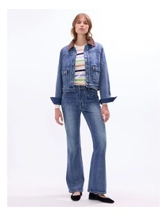 Kita Bootleg Jean in Milan Blue