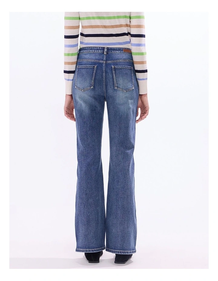 Kita Bootleg Jean in Milan Blue image 3