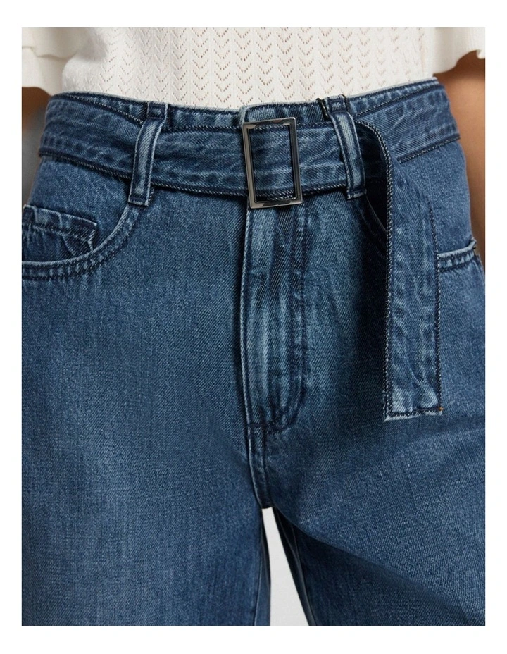 Paolo Wide Leg Jean in Mid Wash image 5