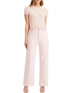 Bora Wide Leg Jean in Angel