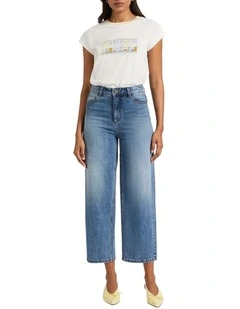 Yuki Boyfriend Jean in Miami Blue