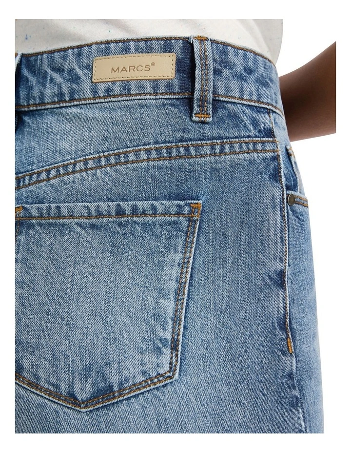Yuki Boyfriend Jean in Miami Blue image 3