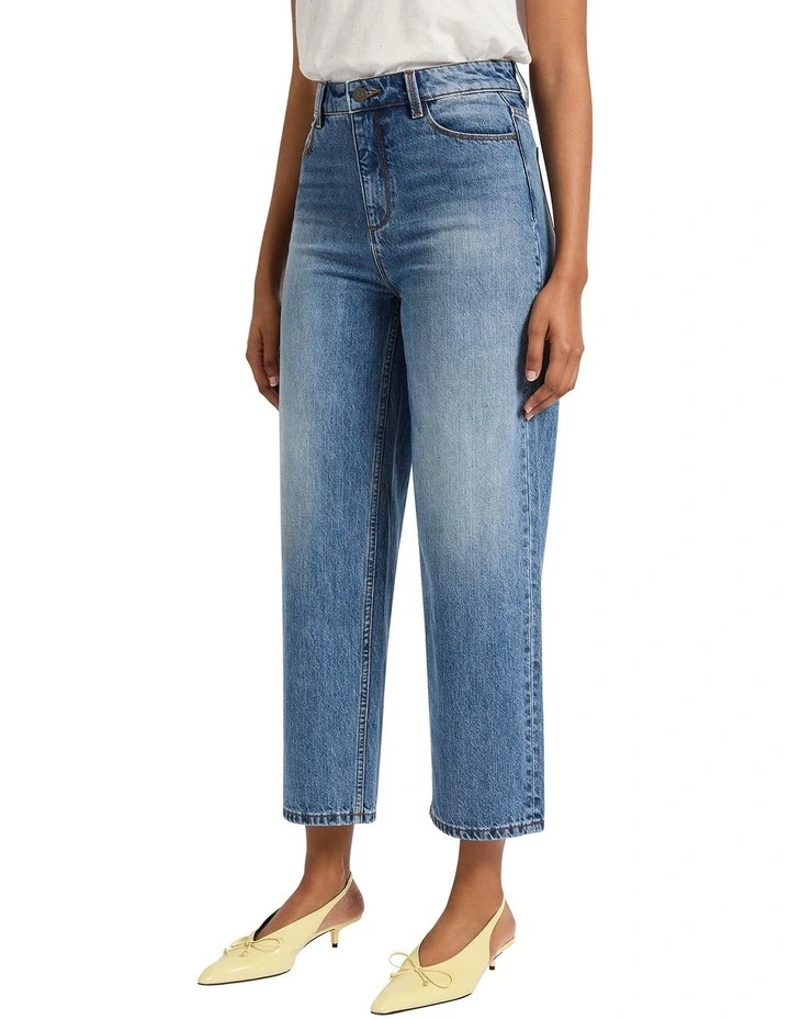 Yuki Boyfriend Jean in Miami Blue image 4