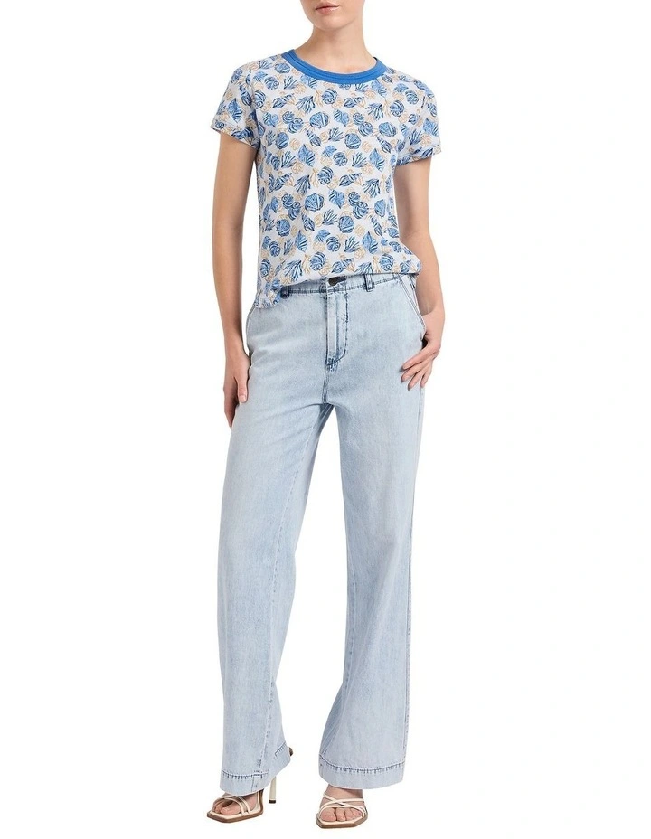 Remy Straight Leg Jean in Paley Blue image 1