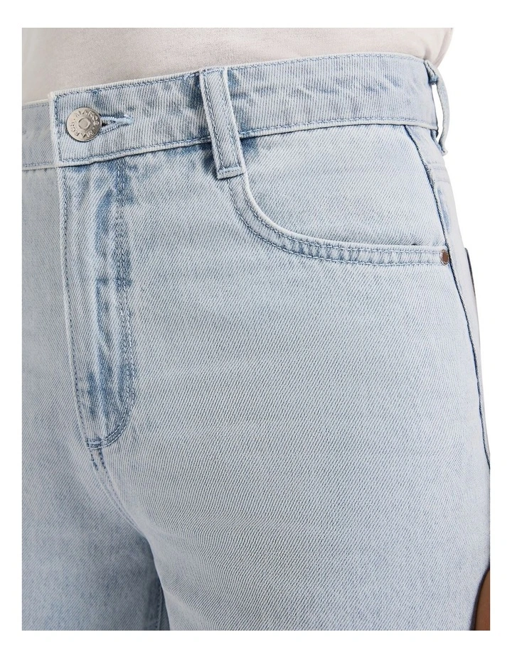 Emma Wide Leg Jean in Snow Wash image 3