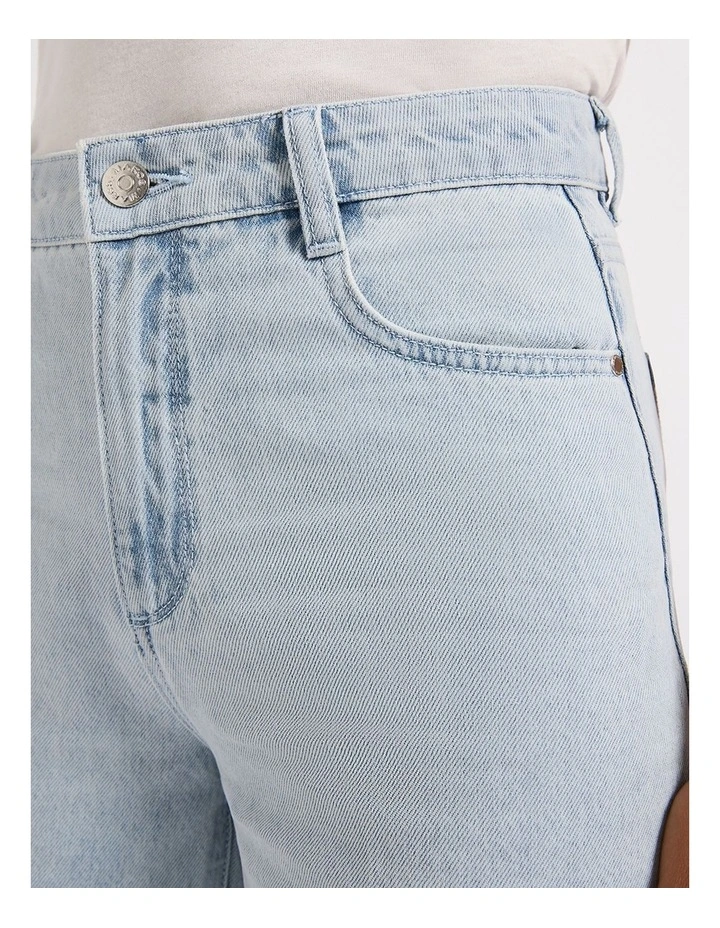 Emma Wide Leg Jean in Snow Wash image 4