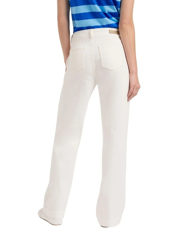 Remy Straight Leg Jean in Ivory image 2