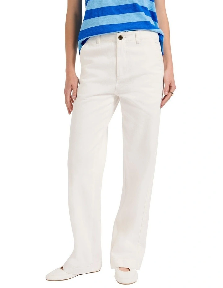 Remy Straight Leg Jean in Ivory image 3