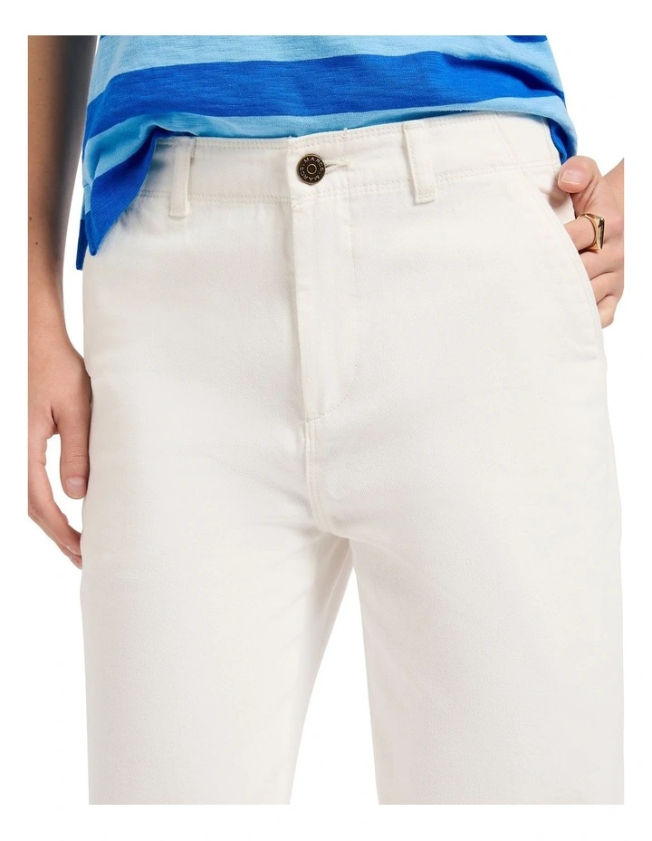 Remy Straight Leg Jean in Ivory image 4