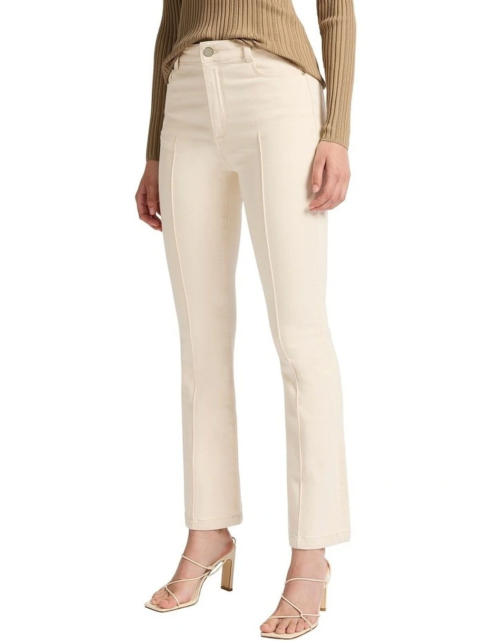 Eliza Bootleg Jean in Ivory image 2