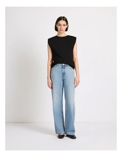 Christie Straight Leg Jean in Matilda Blue