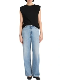 Christie Straight Leg Jean in Matilda Blue