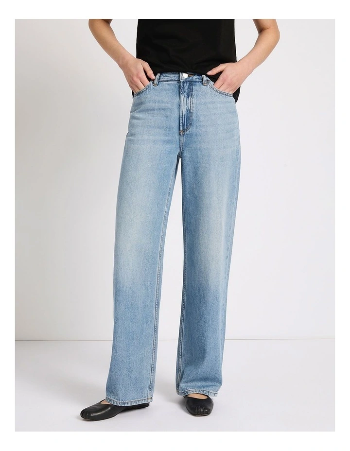 Christie Straight Leg Jean in Matilda Blue image 2