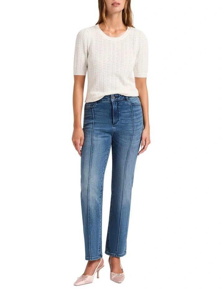 Jamie Straight Leg Jean in Han Blue image 1
