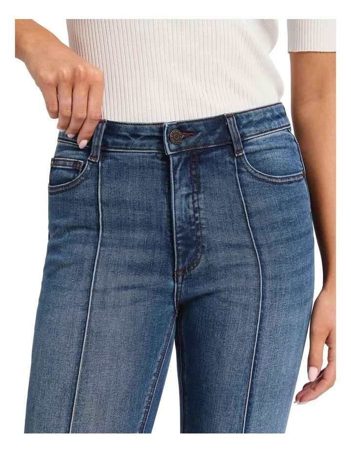 Darlo Low Rise Skinny Jean in Alaskan Blue image 3