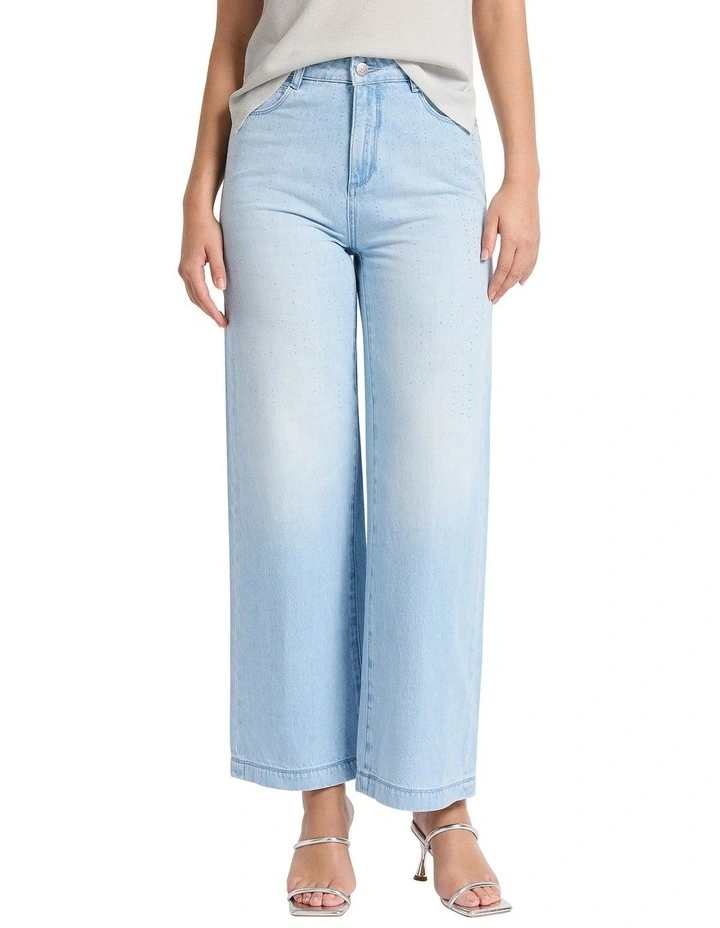 Neve Wide Leg Jean in Ezra Wash image 2