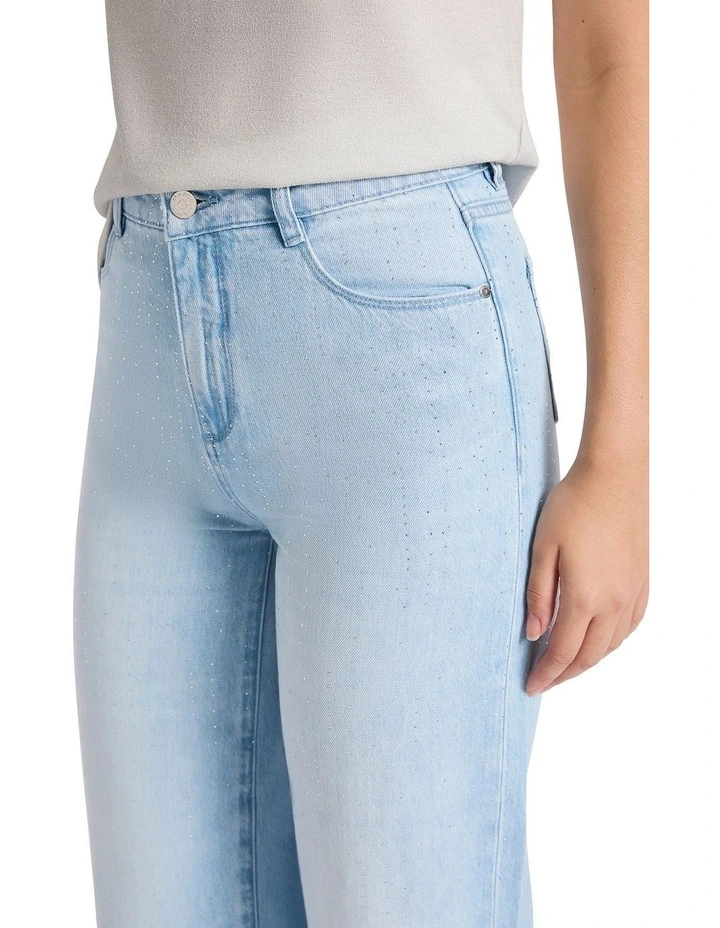 Neve Wide Leg Jean in Ezra Wash image 4