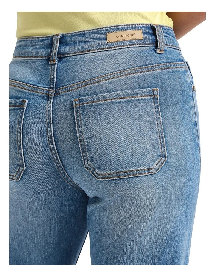 Andy Straight Leg Jean in Marina image 4