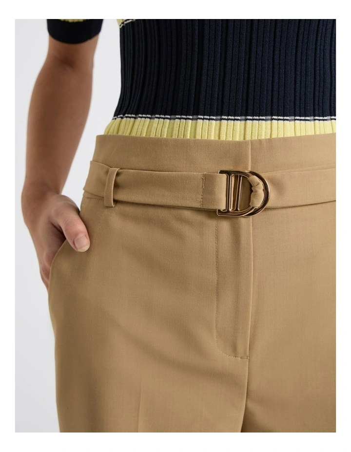 Derby Wide Leg Pant in Tan image 3