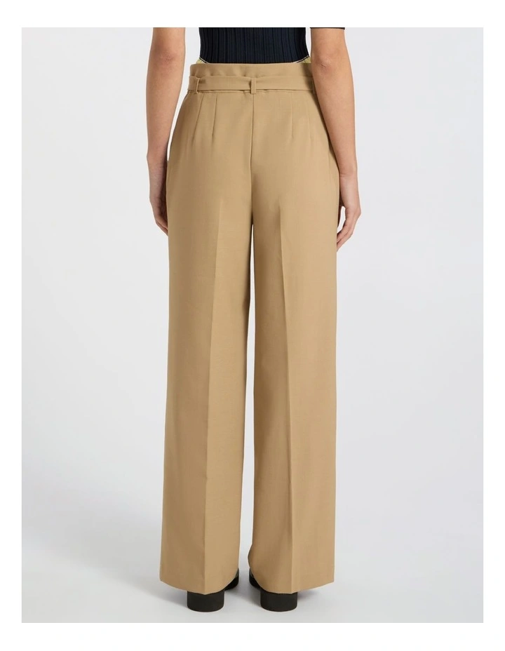 Derby Wide Leg Pant in Tan image 4