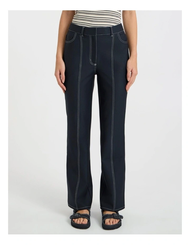 Manhattan Kick Flare Pant in Navy image 2