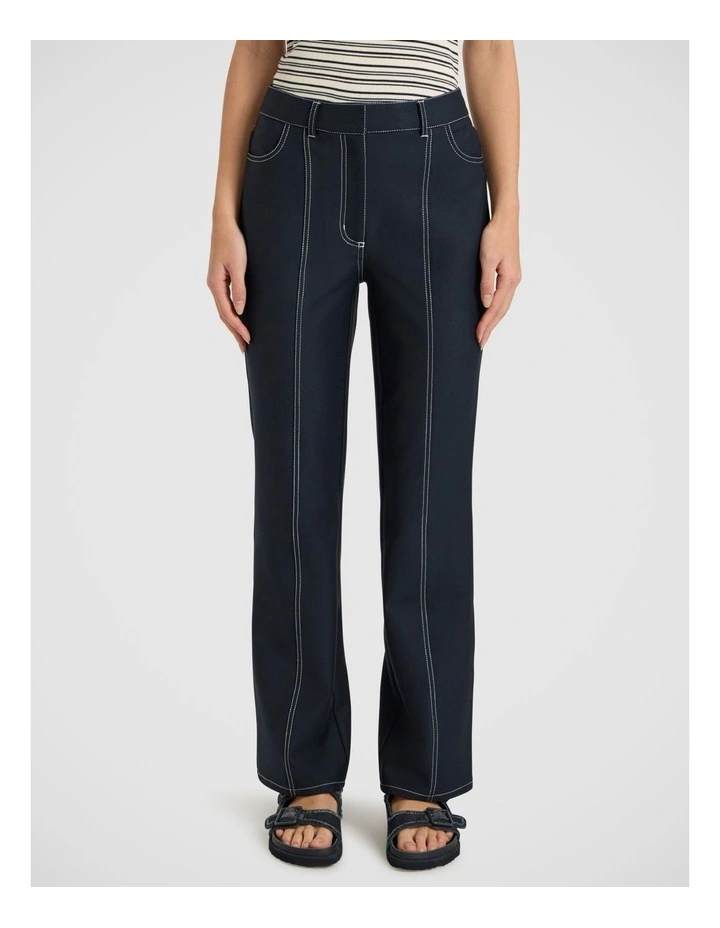 Manhattan Kick Flare Pant in Navy image 2