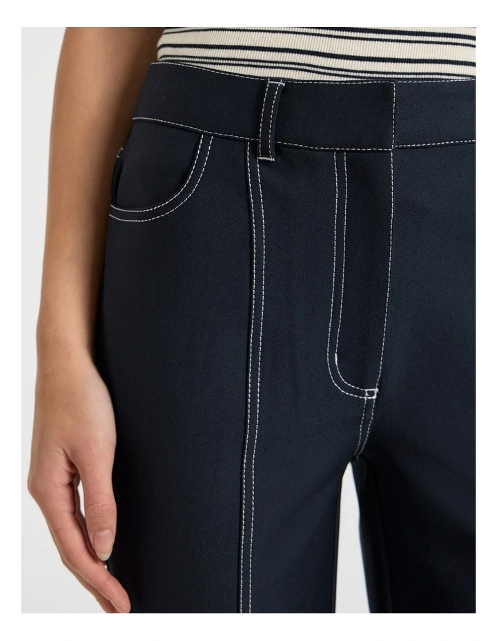 Manhattan Kick Flare Pant in Navy image 3