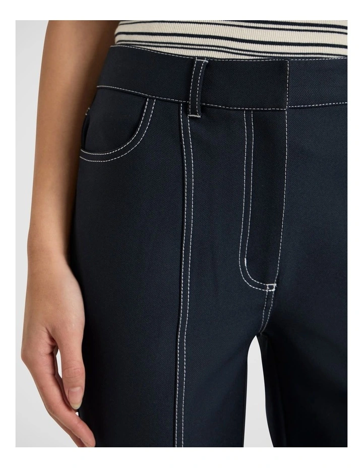 Manhattan Kick Flare Pant in Navy image 3