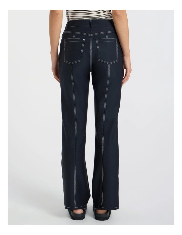 Manhattan Kick Flare Pant in Navy image 5
