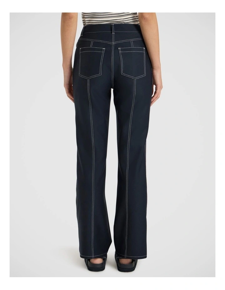 Manhattan Kick Flare Pant in Navy image 5