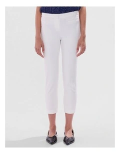 Alana Welt Pocket Pant in White