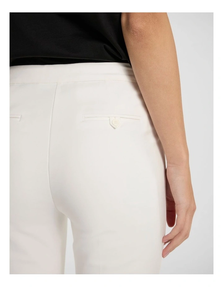 Alana Welt Pocket Pant in White image 4
