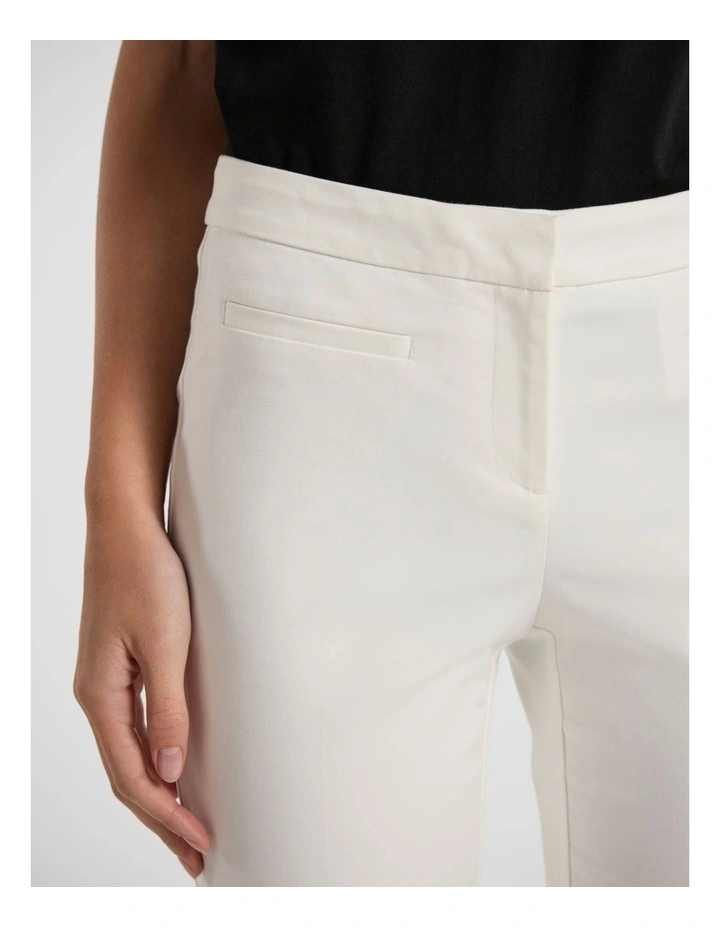 Alana Welt Pocket Pant in White image 5