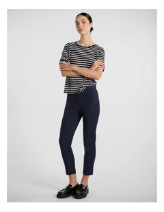 Alana Welt Pocket Pant in Navy