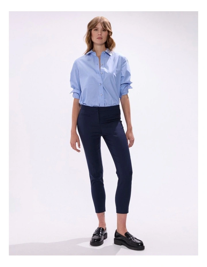 Alana Welt Pocket Pant in Navy image 1