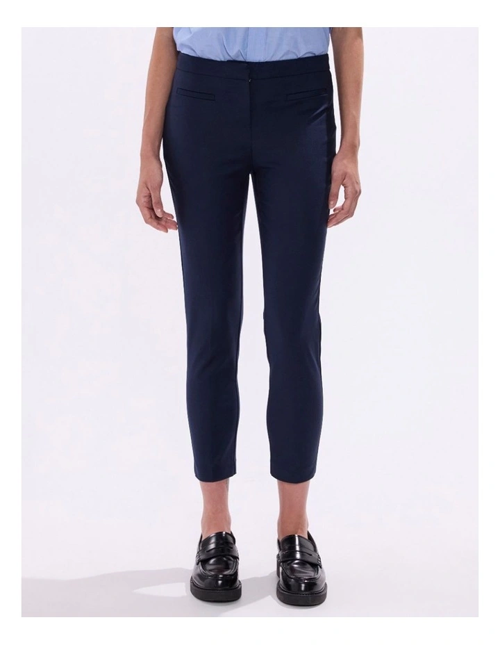 Alana Welt Pocket Pant in Navy image 2