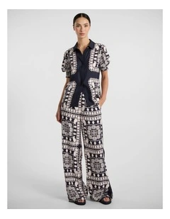 Taming Of The Blue Pants in Navy Multi