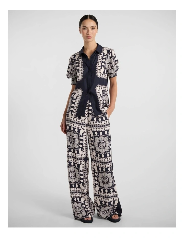 Taming Of The Blue Pants in Navy Multi image 2
