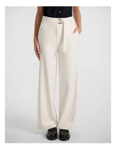 Montano Wide Leg Pant in Ivory