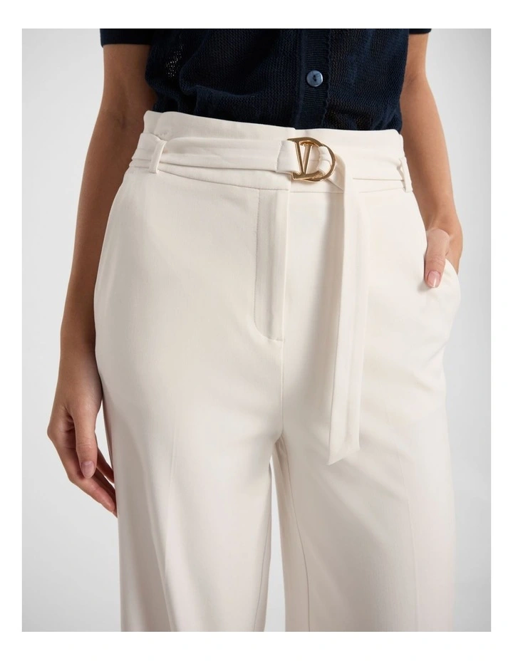 Montano Wide Leg Pant in Ivory image 4