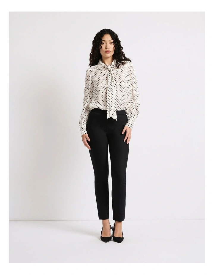 Phoebe Straight Leg Pant in Black image 1