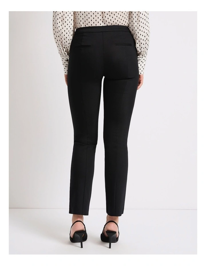 Phoebe Straight Leg Pant in Black image 3