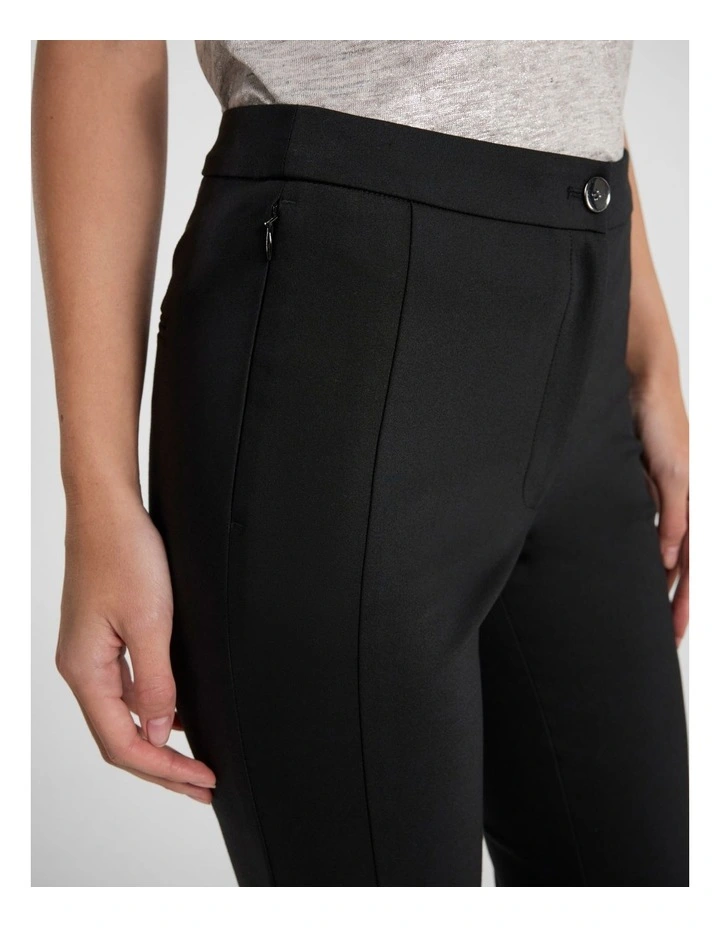Phoebe Straight Leg Pant in Black image 4