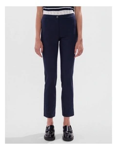 Phoebe Straight Leg Pant in Navy