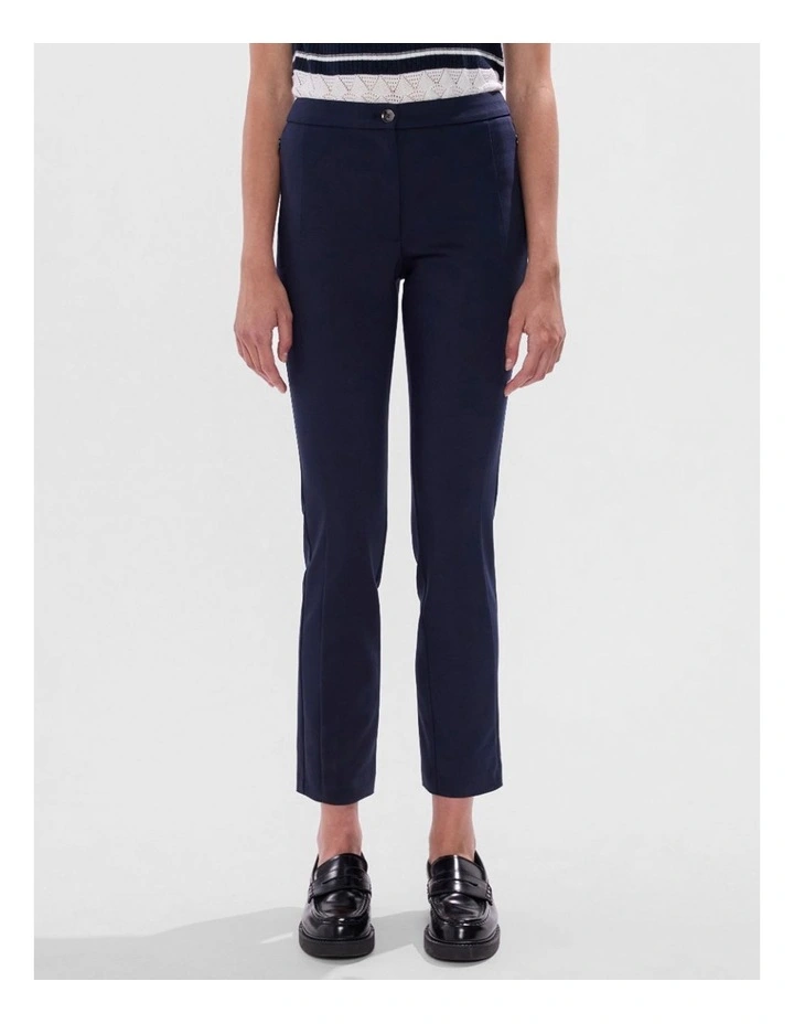 Phoebe Straight Leg Pant in Navy image 1