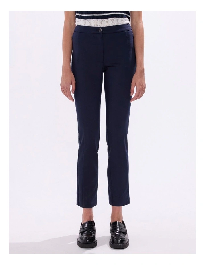 Phoebe Straight Leg Pant in Navy image 2